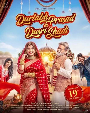 Durlabh Prasad Ki Dusri Shadi 2025 Hindi Audio HDTS 720p - 480p - 1080p Movie Poster